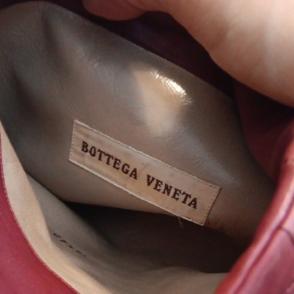 Bottega Veneta Burgundy Woven Heeled Boots - Picture 2 of 6